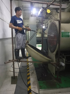 冷凝器高壓水槍沖洗