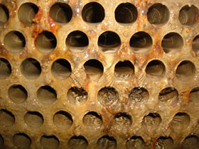 中央空調(diào)冷凝器清洗前